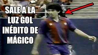 HISTÓRICO Sale a la Luz Gol INÉDITO de Mágico González en el Barcelona con Maradona [upl. by Aeli624]