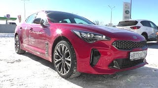 2018 Kia Stinger GT Line 20 247 лс Полный привод Обзор [upl. by Hetti]