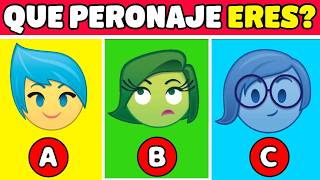 Descubre qué personaje de Intensamente 2 eres con este Test 🤔🔥 Trivia Disney Alegría o ansiedad [upl. by Queri786]