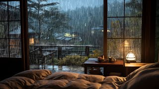 【4M】 Soothing Rain Sounds🌧️  Come in to the bed and close your eyes to feel the rain😴 [upl. by Gnaoh]