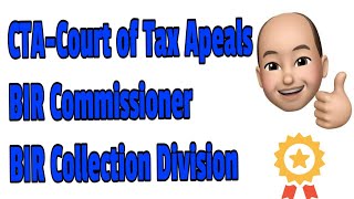 PAANO PROSESO SA BIR CTA SC CIR COLLECTION Court of Tax Appeal Supreme Court Commissioner [upl. by Illom946]