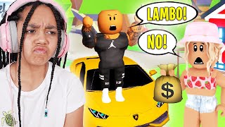 BUYING My DAD EVERYTHING HE TOUCHES In Adopt Me Roblox [upl. by Lapham]