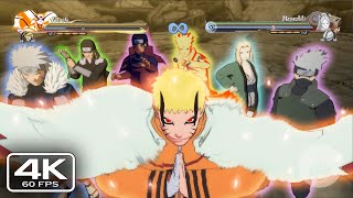 All Hokage Ultimate Jutsus amp Team Ultimate Jutsus 4K  Naruto Shippuden Ultimate Ninja Storm 4 [upl. by Yssirc]