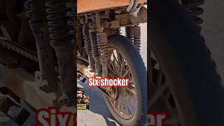 one bike six shocker fitting new modified viralshorts shorts automobile foryou shocker bike [upl. by Aray]