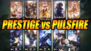 PRESTIGE vs PULSFIRE  LOL 5v5 Skin Battle [upl. by O'Shee]