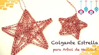 Colgante Estrella para Arbol de Navidad [upl. by Nairbal818]