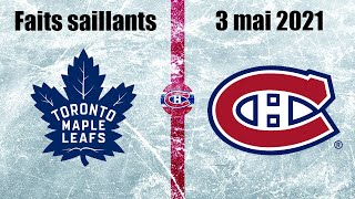 Maple Leafs vs Canadiens  Faits saillants  3 mai 2021 [upl. by Hersch]