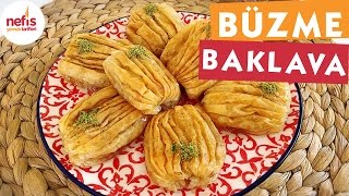 Pratik Büzme Baklava Gazete Baklavası  Baklava Tarifi  Nefis Yemek Tarifleri [upl. by Kauffman]