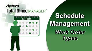 How to Set Up Work Order Types in Total Office Manager [upl. by Magen]