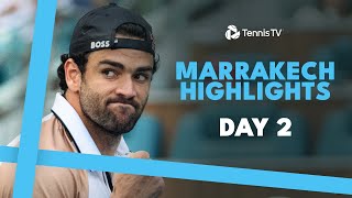 Berrettini Wawrinka amp Goffin All Feature  Marrakech 2024 Day 2 Highlights [upl. by Gerson768]