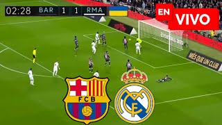 🔴 Barcelona vs Real Madrid EN VIVO  Liga Española [upl. by Nyrad]