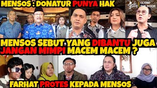 Farhat Abbas Protes Kenapa Mesos Terima Densu dan Novi  Mensos  Yang Dibantu Juga Jangan Mimpi [upl. by Annaehr]