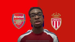 ARSENAL VS MONACO MATCH PREVIEW WE MUST BOUNCE BACK AGAINST MONACO 🔴⚪️ [upl. by Azeret628]