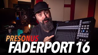 PRESONUS FADERPORT 16 DAW CONTROLLER REVIEW [upl. by Horton281]