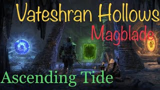 Eso  Vateshran Hollows 311k Magblade  Ascending Tide [upl. by Cathlene]