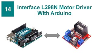 Interface L298N Motor Driver With Arduino  Tutorial 14  Proteus Simulation [upl. by Mclaurin]