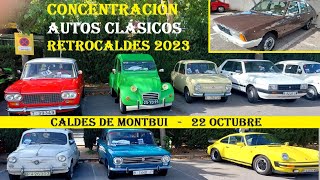 Concentración coches clásicos Caldes de Montbui Cars and Coffee Voitures anciennes Retrocaldes [upl. by Gan711]