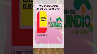 MIX LOTERIAS Y CHANCES DEL JUEVES LOTERIA DE BOGOTA  QUINDIO HOY 24 de octubre de 2024 shorts [upl. by Gonick435]