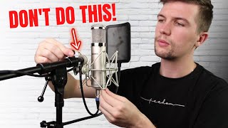 HOW TO Setup a Microphone For Home Studio Vocal Recording 2022 [upl. by Sacul]