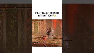 When you and your Mimic both get cooked🥲 eldenring eldenringclips eldenringmemes gaming shorts [upl. by Haidej]