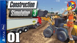 Lets Play Construction Simulator 3 Console Edition  PS4 Pro Gameplay Episode 1 PJ [upl. by Aciretnahs821]