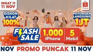 Ingat Promo Puncak 11 Nov Cek Shopee dulu Termurah di Shopee 1111 Big Sale [upl. by Stutman]