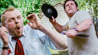 Zombies VS Records Scene  Shaun of the Dead  CLIP [upl. by Higginson]