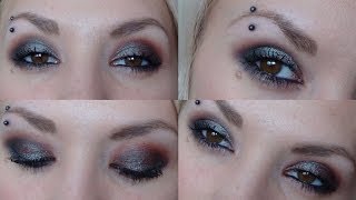 MAC Blue Brown Pigment Makeup Look❤ [upl. by Tiphany814]