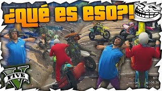 EL EXORCISTA EN MOTO  CARRERAS TROLL CON SUSCRIPTORES  GTA V ONLINE  TheCorvusClan [upl. by Annoiek]