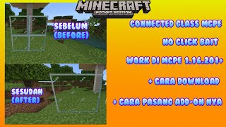 Connected glass di mcpe 116118 amp Cara DownloadCara Pasang Addon [upl. by Trista]