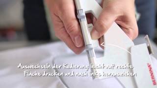 Tutorial Videoanleitung BERNINA Adapterset für Freiarmstickerei [upl. by Yraht]