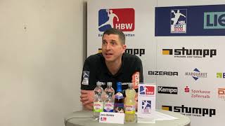 Pressekonferenz zum Spiel HBW BalingenWeilstetten  Füchse Berlin [upl. by Anneirda272]