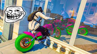 LA MEJOR CARRERA TROLL DE GTA 5 ONLINE [upl. by Karia]