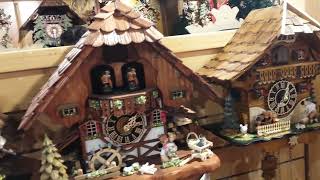 Germany cuckoo clocks in Triberg [upl. by Halimaj]