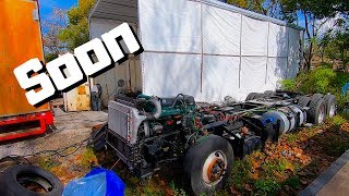 2019 VOLVO Semi Truck Rebuild UPDATE Burnt FIRE DAMAGED Trailer REBUILD Almost Complete [upl. by Xanthus340]