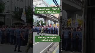 PRO SARA RALLY HINARANG PEOPLE POWER NA NGA BA  saraduterte peoplepower vpsara [upl. by Watson]