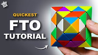 QUICKEST FTO TUTORIAL  How to solve the FaceTurning Octahedron [upl. by Claresta]