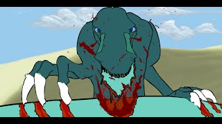 Spinosaurus with Raptor Feet Vs Apatosaurs Animation [upl. by Quince]