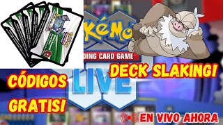 CODIGOS GRATIS  Deck Slaking Pokémon TCG Live [upl. by Osbourne]