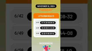 642 649 658 Live Draw Lotto Result  November 12 2024 Tuesday 9 PM lottery lottoresulttoday [upl. by Domini]