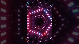 VJ LOOP 03 Polygonal Tunnel Neon 4k vjloopsneon videobackground vjloops videoloop [upl. by Annerahs419]