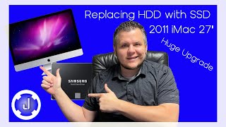 Upgrading Apple iMac 2011 27 Hard Drive to SSD Huge Improvement [upl. by Standice730]