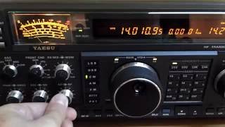 Yaesu FT1000D Vs Icom 7300 CW on 20 meters  2° Videos  IW2NOY [upl. by Lubbock767]