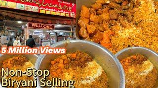 Karachi Zam Zam Biryani  Commercial Chicken Biryani Recipe  NonStop Biryani Selling [upl. by Amehr]