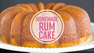 Homemade Rum Cake [upl. by Olegna66]