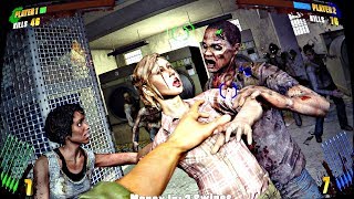 The AMC Walking Dead Arcade Game 2017 NEW Game Awesome Gameplay Graphics amp Booth [upl. by Nahtnaoj]