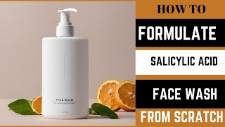 How to make SALICYLIC ACID face wash [upl. by Eidolem]