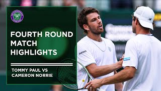 Cameron Norrie vs Tommy Paul  Match Highlights  Wimbledon 2022 [upl. by Einiar]