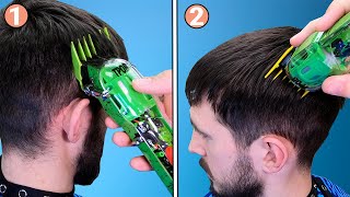 How To Cut Mens Hair With CLIPPERS  Beginners Guide [upl. by Ennahgiel261]