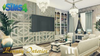 Luxury Interior  No CC  Collab With Simalien  THE SIMS 4 [upl. by Vano]